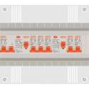 1 fase groepenkast met 5 licht groepen