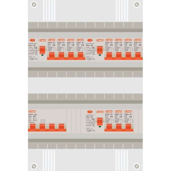 3 fase groepenkast met 11 licht groepen