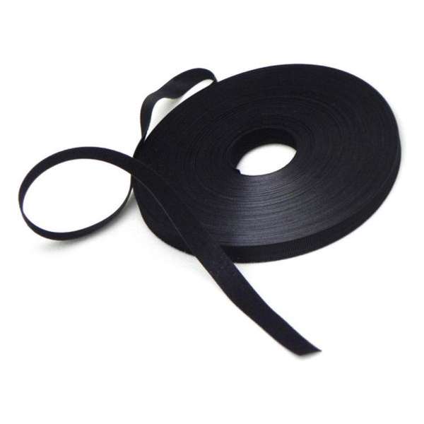 Velcro One-Wrap op rol 20 mm x 25 meter, zwart + Kortpack pen (098.0652)