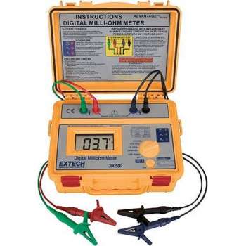 EXTECH 380580: Milliohm  meter op batterijen