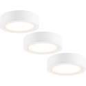 Keukenspot LED - set van 3 - 270 lm - IP20 - wit 3 x 270 lumen - wit