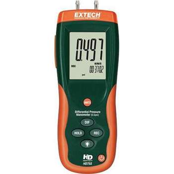 EXTECH HD755: Differentiële druk manometer (0,5 psi)