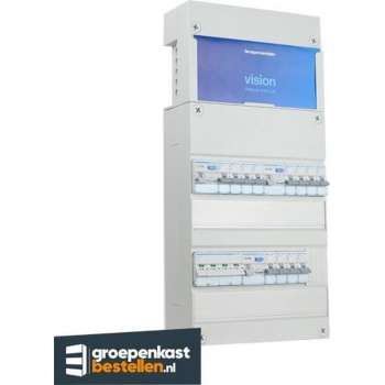 Hager groepenkast 3 fase met 12 groepen en afmetingen 400x220 mm