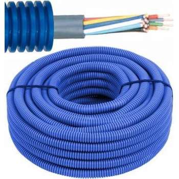 Flexibele voorbedrade buis met SVV kabel - 4 x 0,8mm² Ø 16mm, 100 meter - FLEX FESVV4