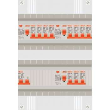 1 fase groepenkast met 11 licht groepen