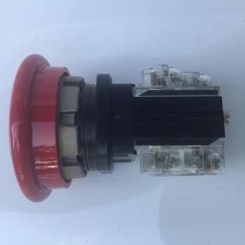 Schneider Electric Telemecanique XB2 MR42. Paddestoel veiligheids drukknop Ø 70 mm. Rood. Noodstop schakelaar. Stopknop.