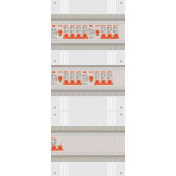 1 fase groepenkast met 13 licht groepen