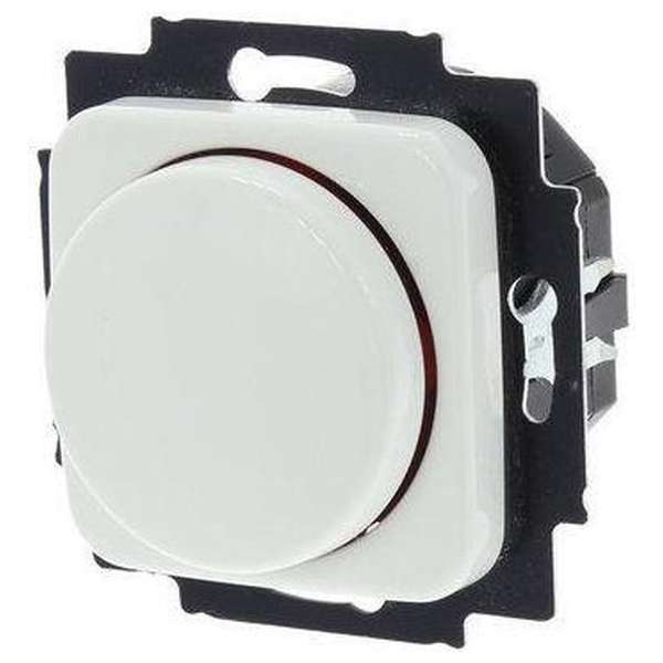 Busch-Jaeger Reflex Inbouw Dimmer - Tot 420W - Tronic - Drukwissel - Polarwit