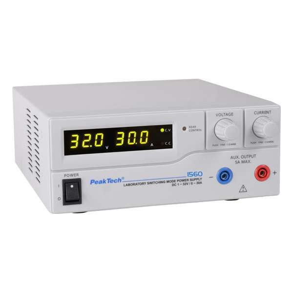 Peaktech 1560: Schakelmodus laboratorium Voeding DC 1-32 V / 0-30A