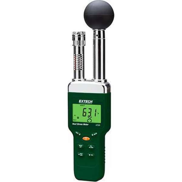 EXTECH HT200: Hittestress WBGT (Wet Bulb Globe Temperatuur) Meter