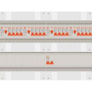 1 fase groepenkast met 16 licht groepen