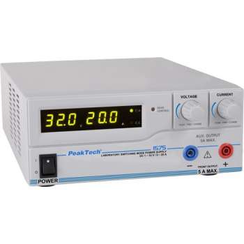 Peaktech 1575: Schakelmodus laboratorium Voeding DC 1 - 32 V / 0 - 20 A met USB