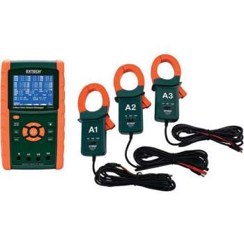 EXTECH PQ3450-12: 1200A Datalogging Power Analyzer Kit