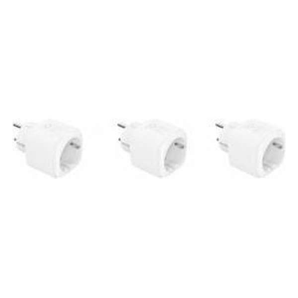 3-PACK  SMART PLUG/ SLIMME STEKKER [SCHUKO, 16A, TUYA/ AMAZON ALEXA/GOOGLE ASSIST/IFTTT]