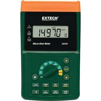 EXTECH UM200: Hoge resolutie Micro-Ohm Meter