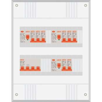 3 fase groepenkast met 8 licht groepen