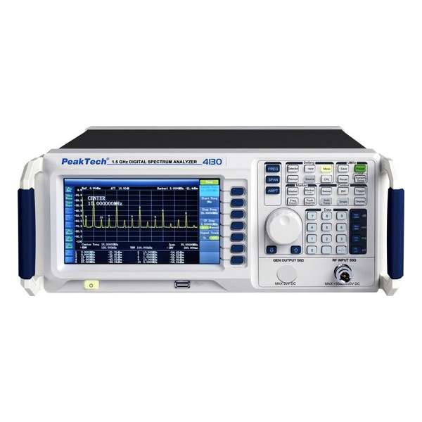 PeakTech 4130-1 Digital Spectrum Analyzer 9 kHz ~ 1,5 GHz