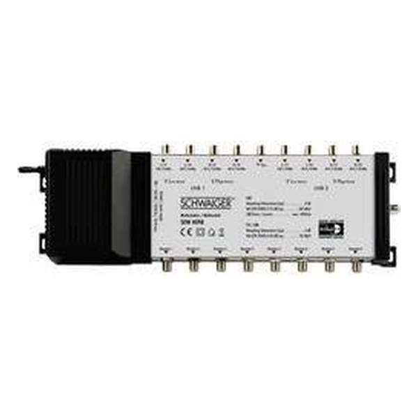 Schwaiger SEW4098 Satelliet multiswitch Ingangen (satelliet): 9 (8 satelliet / 1 terrestrisch) Aantal gebruikers: 8