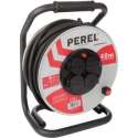 PROFESSIONELE NEOPREEN KABELHASPEL - 40 m - 3G2.5 - 4 STOPCONTACTEN - RANDAARDE