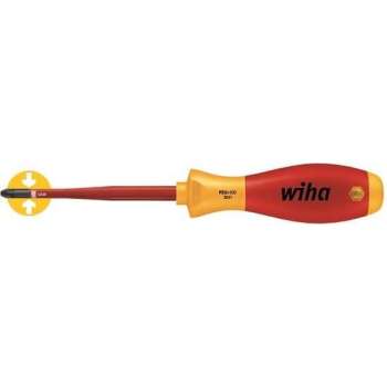 Wiha 3241 SoftFinish electric slimFix VDE Schroevendraaier - Pozidriv - PZ2 x 100mm