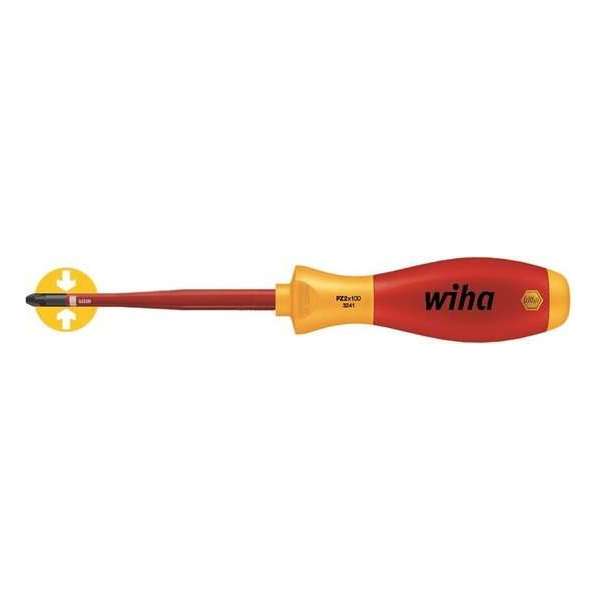 Wiha 3241 SoftFinish electric slimFix VDE Schroevendraaier - Pozidriv - PZ2 x 100mm