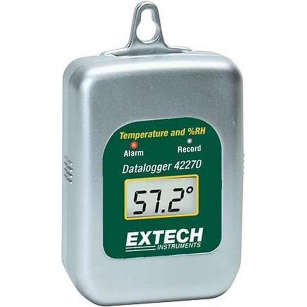 EXTECH 42270: Temperatuur/Vochtigheid  Datalogger