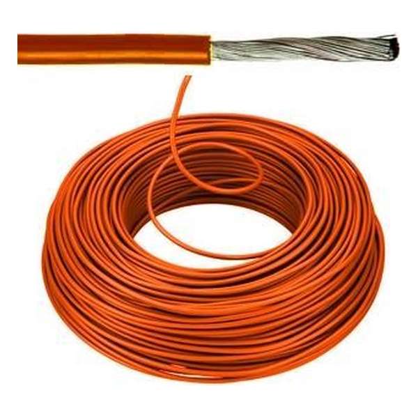 VOBst draad 2,5 mm² - oranje (H07V-K) - VOBST2OR