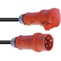 PSSO krachtstroom kabel CEE 32A 5x6 25m Rood