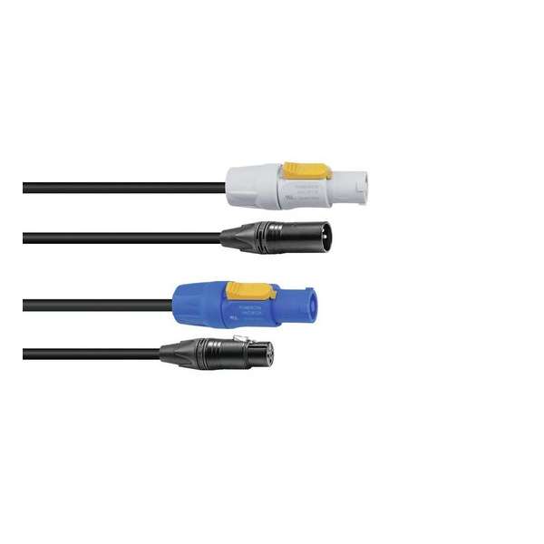 SOMMER CABLE Combi Cable DMX PowerCon/XLR 5m