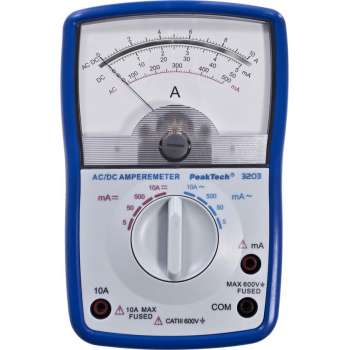 PeakTech 3203 Analoge Amperemeter ~ 10 A AC/DC