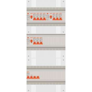 3 fase groepenkast met 10 licht groepen