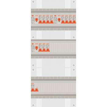 1 fase groepenkast met 11 licht groepen