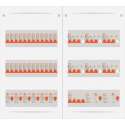 3 fase bedrijfsverdeler 63A met 24 licht groepen en 6 krachtgroepen