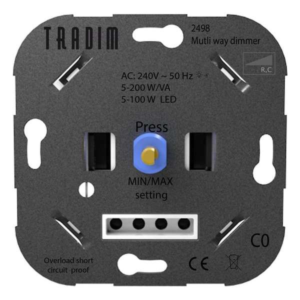 Tradim 2498 Multicontrol muurdimmer