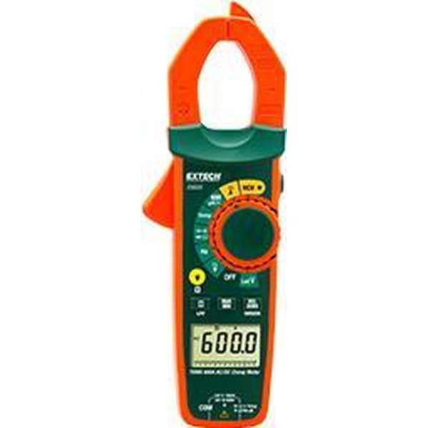 EXTECH EX655: 600A True RMS AC/DC Clamp Meter + NCV