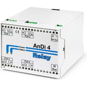 Relay Andi 4 4-kanaals A / D-converter