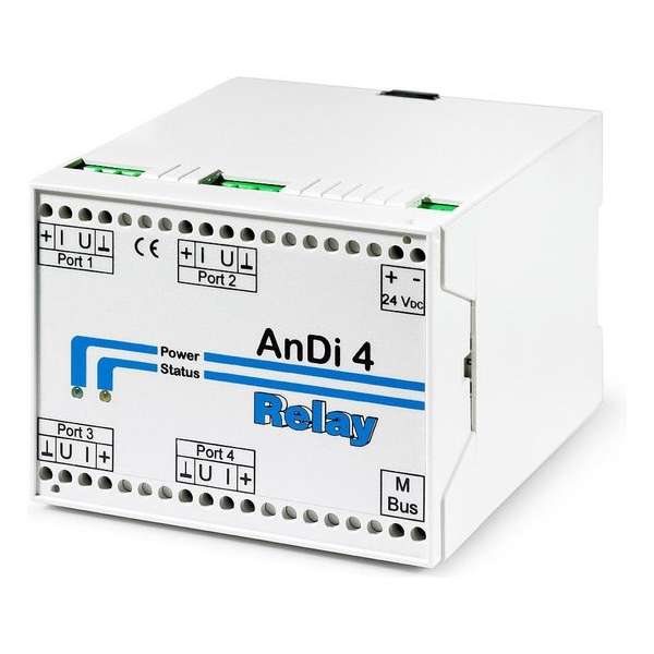 Relay Andi 4 4-kanaals A / D-converter