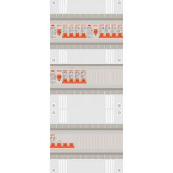 3 fase groepenkast met 12 licht groepen