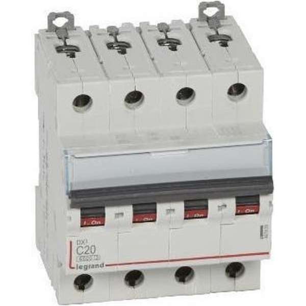 Automaat DXÂ³ 6000A/10kA 4P C20 400V 4 modules