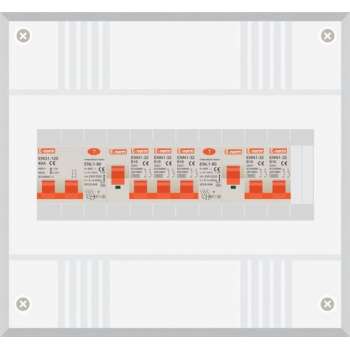 1 fase groepenkast met 5 licht groepen