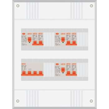 3 fase groepenkast met 6 licht groepen