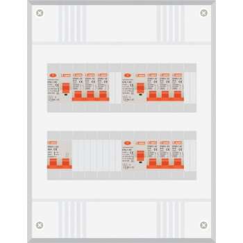 1 fase groepenkast met 9 licht groepen