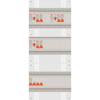 3 fase groepenkast met 7 licht groepen