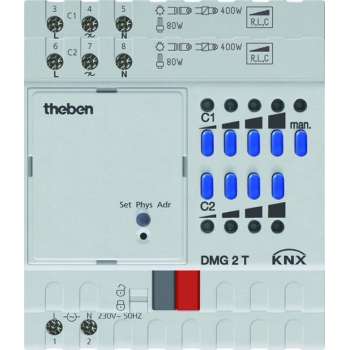 Theben dimactormodule 2-weg DMG 2 T KNX / EIB MIX2, 4407640