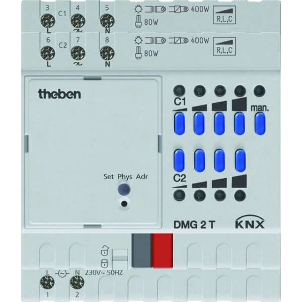 Theben dimactormodule 2-weg DMG 2 T KNX / EIB MIX2, 4407640