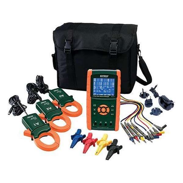 EXTECH 382100: 1200A 3-fase Power Analyzer/Datalogger