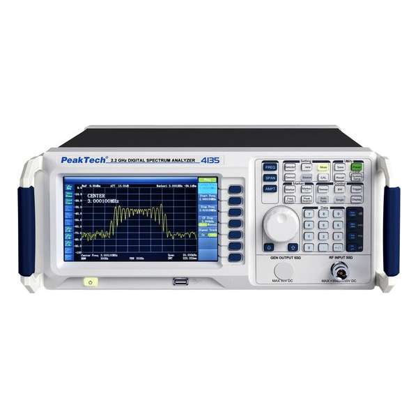 PeakTech 4135-1 Digital Spectrum Analyzer 9 kHz ~ 2,2 GHz