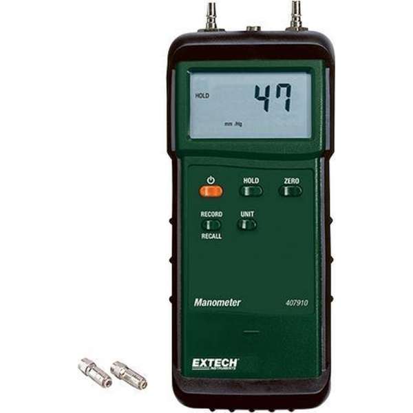 EXTECH 407910: Heavy Duty Differential Pressure Manometer (29psi)