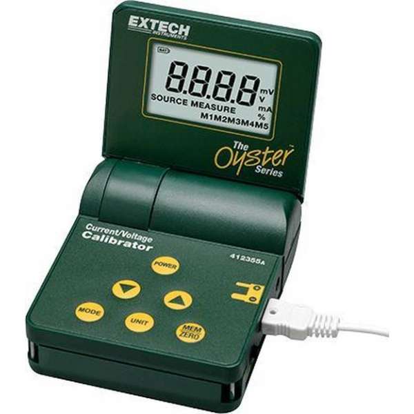 EXTECH 412355A: Stroom en Spanning Calibrator/Meter