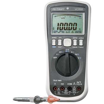 VOLTCRAFT VC950 Multimeter Digitaal Datalogger CAT III 1000 V, CAT IV 600 V Weergave (counts): 100000